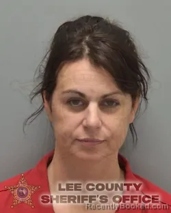 Mugshot of Stephanie Marie Jasan booked in Lee County, Florida on September 26, 2026