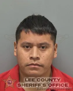 Mugshot of Mario Francisco Ordonez Lopez booked in Lee County, Florida on September 26, 2026
