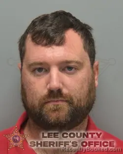 Mugshot of Justin David Ulisney booked in Lee County, Florida on September 26, 2026