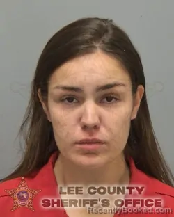 Mugshot of Chloe Alanna Whitson booked in Lee County, Florida on September 26, 2026