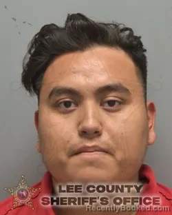 Mugshot of Rolando Martinez Vasquez booked in Lee County, Florida on September 26, 2026