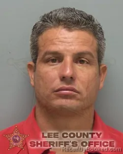 Mugshot of Tirso Daniel Hernandez Mujica booked in Lee County, Florida on September 27, 2026