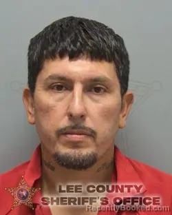 Mugshot of Isario Escobar Soliz booked in Lee County, Florida on September 27, 2026