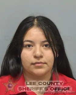 Mugshot of Kasandra Fabiola Vera Duran booked in Lee County, Florida on September 27, 2026