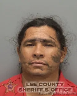 Mugshot of Wilber Alejandro Cardenal Meza booked in Lee County, Florida on September 27, 2026