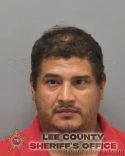 Mugshot of Edgard Jose Torrez Orozgo booked in Lee County, Florida on September 27, 2026