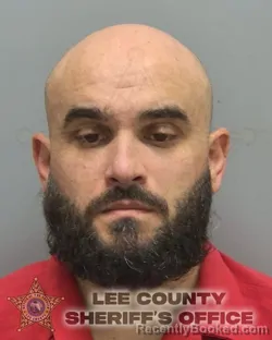 Mugshot of Mujahid Khan Ghori booked in Lee County, Florida on September 28, 2026