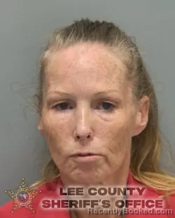 Mugshot of Jamie Lou Ewing booked in Lee County, Florida on September 28, 2026