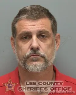 Mugshot of Sebastian Rodino Bueno booked in Lee County, Florida on September 29, 2026