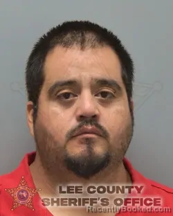 Mugshot of Eberr Jaimes booked in Lee County, Florida on September 29, 2026