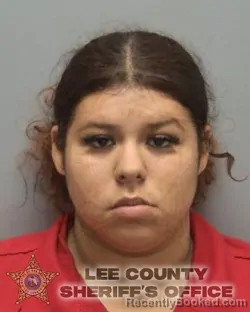 Mugshot of Jazlyn Love Ramon booked in Lee County, Florida on September 29, 2026