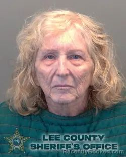 Mugshot of Mona Jean Fox booked in Lee County, Florida on September 29, 2026