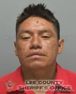 Mugshot of Esteban Vargas Ramon booked in Lee County, Florida on September 29, 2026