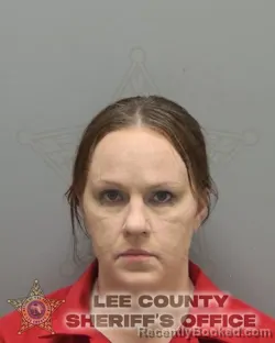 Mugshot of Emily Sue Kleinsasser booked in Lee County, Florida on September 30, 2026