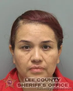 Mugshot of Erandi Sanchez Segura booked in Lee County, Florida on September 30, 2026