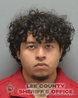 Mugshot of Jehu Ezequiel Moreno booked in Lee County, Florida on September 30, 2026