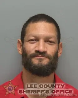 Mugshot of Yotnay Alfonso Juantorena booked in Lee County, Florida on October 1, 2026