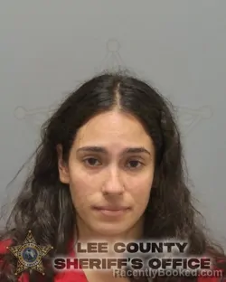Mugshot of Luisa Fernanda Echeverri Alvarez booked in Lee County, Florida on October 1, 2026