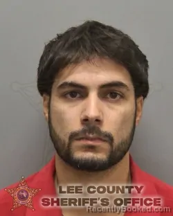 Mugshot of Christian Gomez booked in Lee County, Florida on October 1, 2026