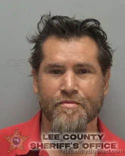 Mugshot of Rico Henry Targhetta booked in Lee County, Florida on October 1, 2026