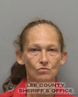 Mugshot of Monica Lynn Goforth booked in Lee County, Florida on October 1, 2026