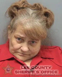 Mugshot of Tina Sherry Lehman booked in Lee County, Florida on October 1, 2026