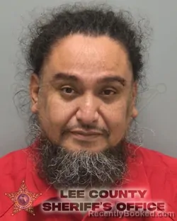Mugshot of Jose Ernesto Garcia booked in Lee County, Florida on October 1, 2026