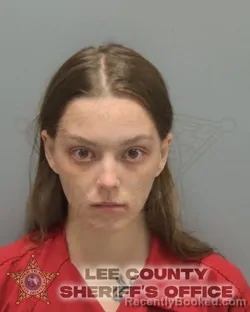Mugshot of Alexis Leigh Roten booked in Lee County, Florida on October 2, 2026