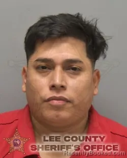 Mugshot of Norman Elias Gonzalez Esteban booked in Lee County, Florida on October 2, 2026