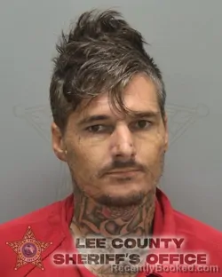 Mugshot of Anthony Louis Ulrich booked in Lee County, Florida on October 2, 2026