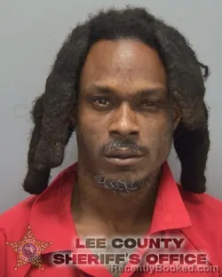 Mugshot of Dallas Kareem Simmons booked in Lee County, Florida on October 2, 2026