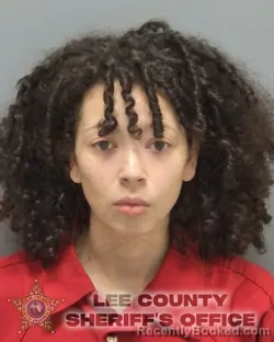 Mugshot of Samantha Jade Diaz booked in Lee County, Florida on October 2, 2026