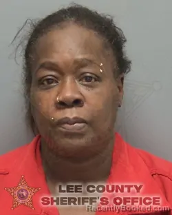 Mugshot of Cindy Yvonne Williams booked in Lee County, Florida on October 2, 2026