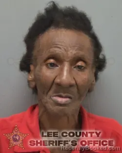 Mugshot of Linda Jean Jackson booked in Lee County, Florida on October 2, 2026