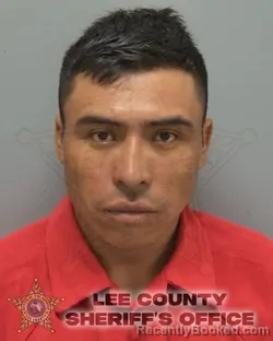 Mugshot of David Gomez Gregorio booked in Lee County, Florida on October 2, 2026