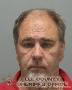 Mugshot of Robert John Oetringer booked in Lee County, Florida on October 2, 2026