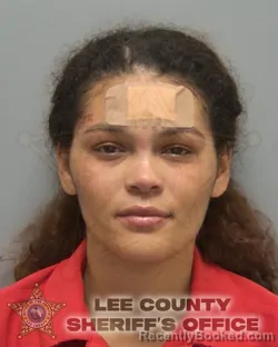 Mugshot of Deja Aliene Monroe booked in Lee County, Florida on October 3, 2026