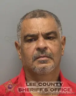 Mugshot of Luciano Firmo De Almeida booked in Lee County, Florida on October 3, 2026