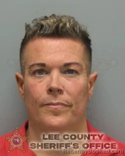 Mugshot of Sarah Lutschg booked in Lee County, Florida on October 3, 2026