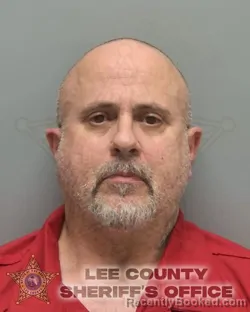 Mugshot of Dominic Polselli booked in Lee County, Florida on October 4, 2026