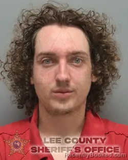 Mugshot of Carter Thomas Huddleston booked in Lee County, Florida on October 4, 2026