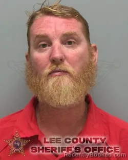 Mugshot of Nickolas Lee Hittinger booked in Lee County, Florida on October 4, 2026