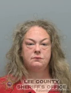 Mugshot of Cassie Loretta Revels booked in Lee County, Florida on October 4, 2026