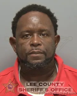 Mugshot of Michael Deon Shackelford booked in Lee County, Florida on October 5, 2026
