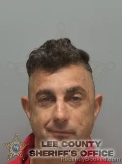 Mugshot of Christopher James Saladino booked in Lee County, Florida on October 5, 2026