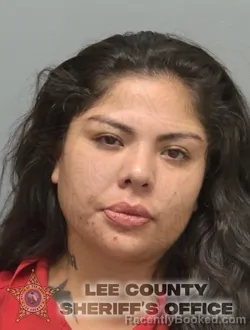 Mugshot of Zoey Shae'ree Osceola Puente booked in Lee County, Florida on October 5, 2026