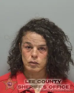 Mugshot of Danielle Belinda Kelsor booked in Lee County, Florida on October 5, 2026