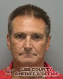 Mugshot of Dennis Virgil Albie booked in Lee County, Florida on October 5, 2026