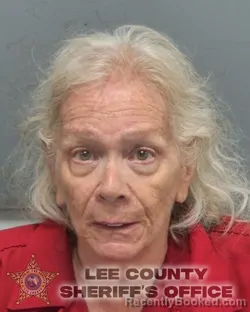 Mugshot of Patricia Christine Eaton booked in Lee County, Florida on October 5, 2026