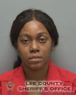 Mugshot of Stephanie Ednica Toussaint booked in Lee County, Florida on October 5, 2026